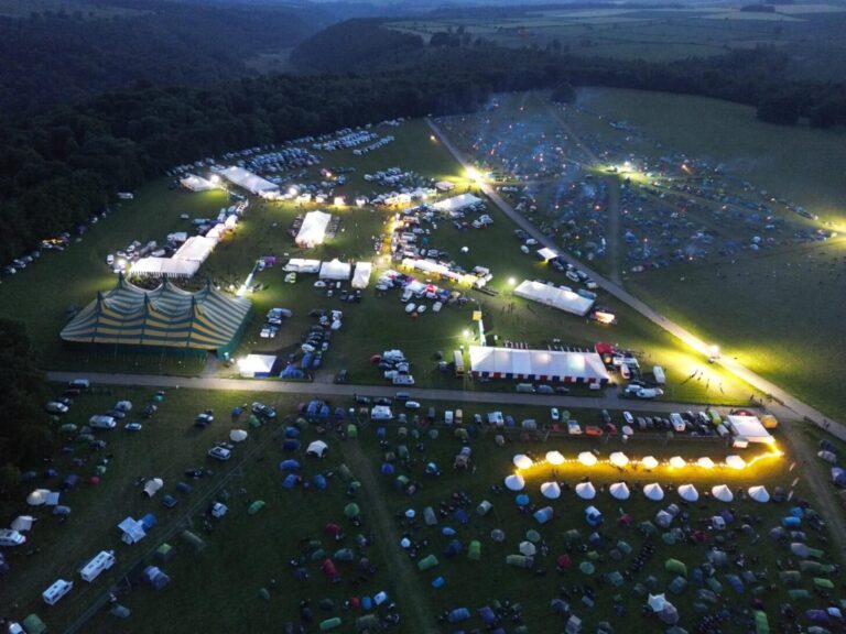 ariel view of Farmyard