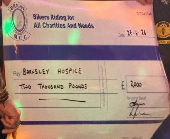 Cheque for £2000